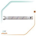 شیلنگ طرح استیل P.P یکسر مهره 3/8 و یکسر دنده 1/4
