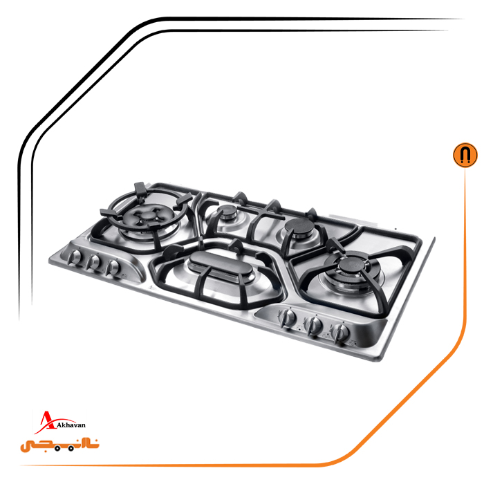 G28-S-HE اجاق گاز شش شعله , برند اخوان مدل G28_S_HE