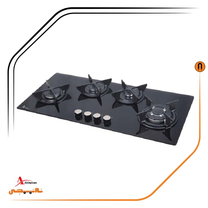 Gi134 اجاق گاز چهار شعله , برند اخوان مدل Gi134