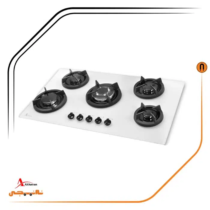Gi142 اجاق گاز پنج شعله , برند اخوان مدل Gi142