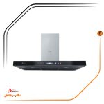 هود شیشه و بدنه مشکی شومینه ای , برند اخوان مدل H49-TS