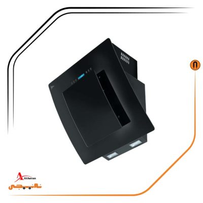هود شیشه مشکی مورب , برند اخوان مدل H51-MF