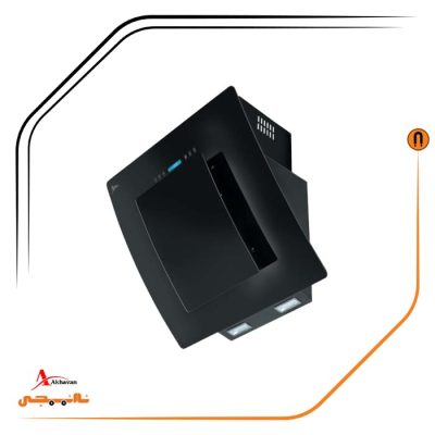 هود شیشه مشکی مورب , برند اخوان مدل H51-T