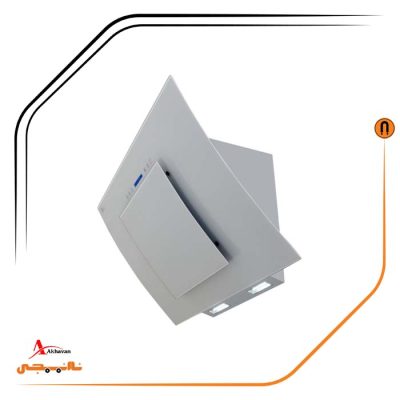 هود شیشه سفید مورب , برند اخوان مدل H53-T