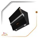 هود شیشه و فلزی مشکی مورب , برند اخوان مدل H62-T