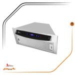 هود شیشه مشکی و استیل مخفی , برند اخوان مدل H64-CS-MF
