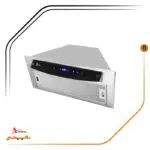 هود شیشه مشکی و استیل مخفی , برند اخوان مدل H64-CS-MF