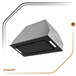 هود شیشه ای و مشکی مخفی , برند اخوان مدل H64-TG