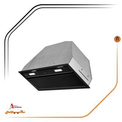 هود شیشه مشکی مخفی , برند اخوان مدل H64-TM