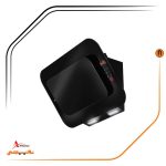 هود شیشه مشکی مورب , برند اخوان مدل H66-MF