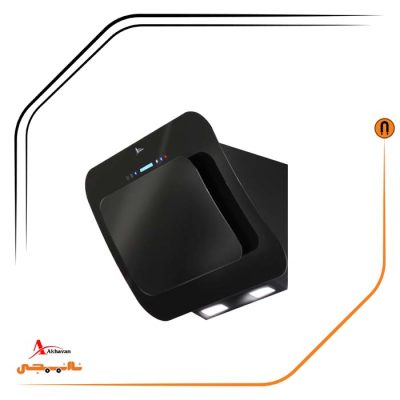 هود شیشه مشکی مورب , برند اخوان مدل H66-T