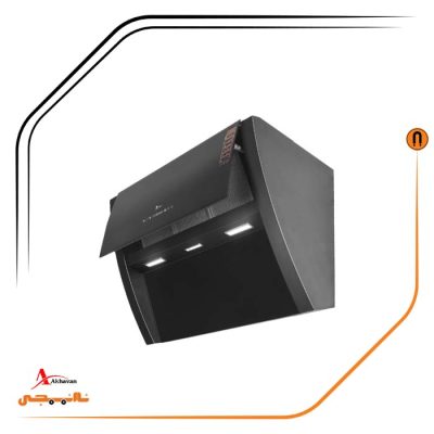 هود شیشه سکوریت واستیل خش دار مورب , برند اخوان مدل H69-B