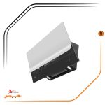 هود شیشه سکوریت واستیل خش دار مورب , برند اخوان مدل H70
