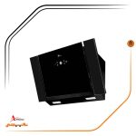 هود شیشه و بدنه مشکی مورب , برند اخوان مدل H75-B