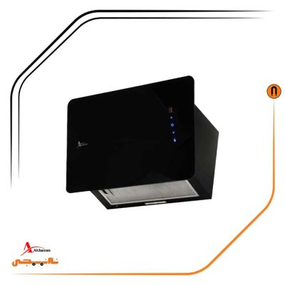 هود شیشه و بدنه مشکی مورب , برند اخوان مدل H89-60