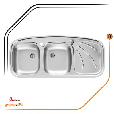 سینک توکار, برند اخوان مدل 136