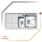 سینک توکار, برند اخوان مدل 310s