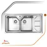 سینک توکار, برند اخوان مدل s-326