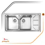 سینک توکار, برند اخوان مدل s-326