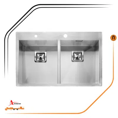 سینک توکار, برند اخوان مدل 334