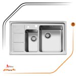 سینک توکار, برند اخوان مدل 376