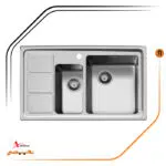 سینک توکار, برند اخوان مدل 376s
