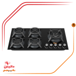 اجاق گاز پنج شعله شیشه ای برند داتیس مدل DG 533