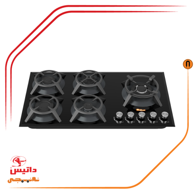 اجاق گاز پنج شعله شیشه ای برند داتیس مدل DG 533