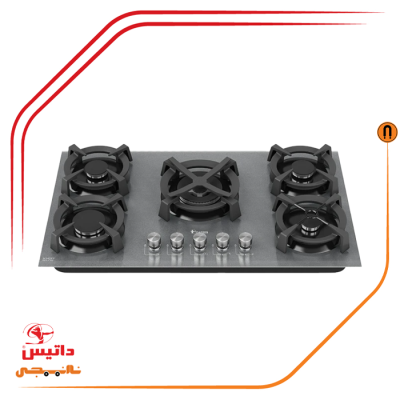 اجاق گاز پنج شعله شیشه ای برند داتیس مدل DG 567s
