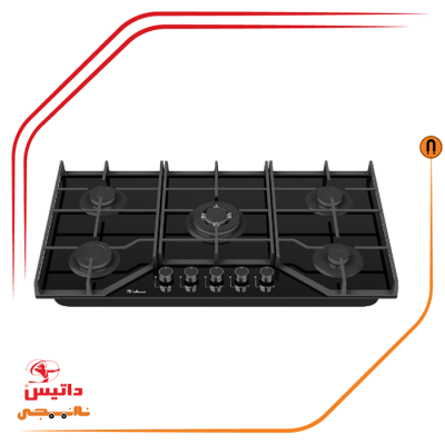 اجاق گاز پنج شعله شیشه ای برند داتیس مدل DG 576