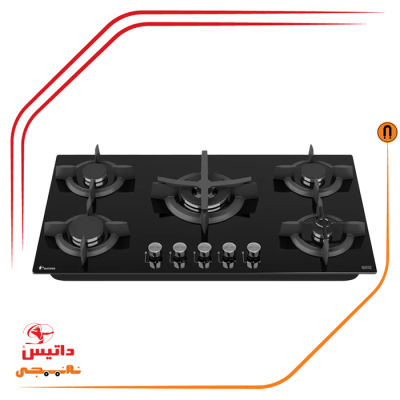 اجاق گاز پنج شعله شیشه ای برند داتیس مدل DG-582