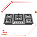 اجاق گاز پنج شعله استیل برند داتیس مدل DS 514