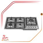 اجاق گاز پنج شعله استیل برند داتیس مدل DS 515