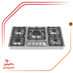 اجاق گاز پنج شعله استیل برند داتیس مدل DS 518