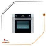 فر توکار شیشه مشکی و استیل گاز و برق , برند اخوان مدل F15