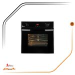 فر توکار شیشه مشکی ابزارخورده گاز و برق , برند اخوان مدل F16