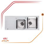 سینک توکار برند استیل البرز مدل کریستال سفید