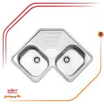 سینک توکار برند استیل البرز مدل 540