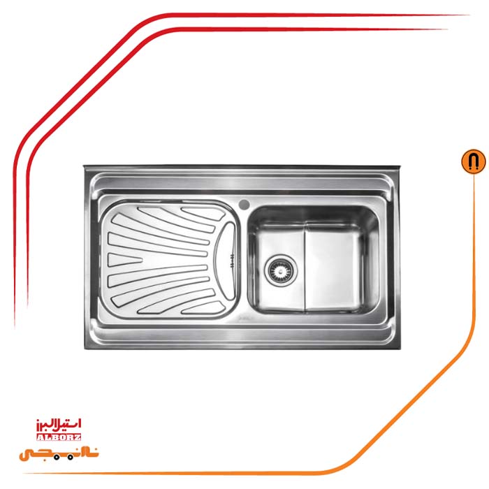 سینک روکار برند استیل البرز سینک روکار برند استیل البرز مدل 711