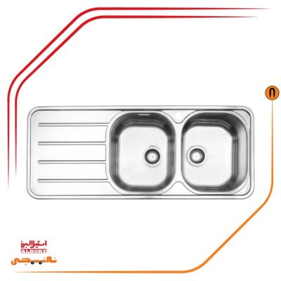 سینک توکار برند استیل البرز مدل 726