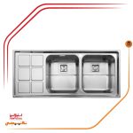 سینک توکار برند استیل البرز مدل 761