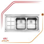 سینک روکار برند استیل البرز مدل 761