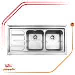 سینک روکار برند استیل البرز مدل 763