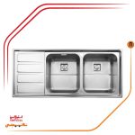 سینک توکار برند استیل البرز مدل 764