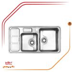 سینک توکار برند استیل البرز مدل 813