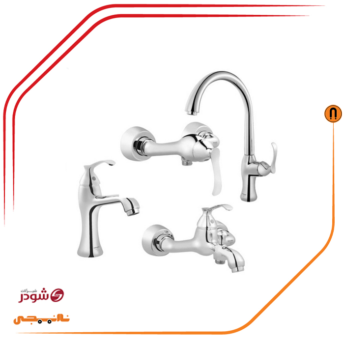 ست شیرآلات شودر ست شیرآلات شودر مدل کلاسیک