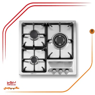 اجاق گاز سه شعله استیل البرز مدلS3501