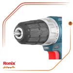 دریل پیچ‌گوشتی شارژی دو سرعته 12 ولت رونیکس مدل 8612