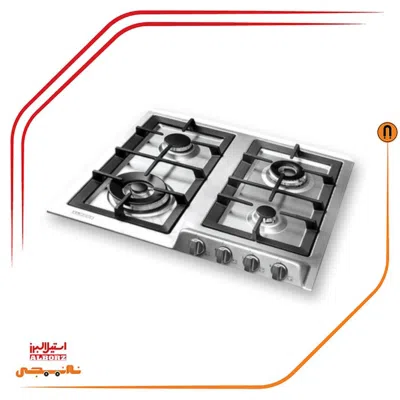 اجاق گاز چهار شعله استیل البرز مدلS4655