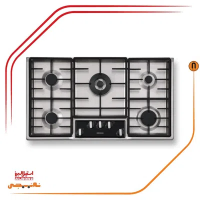 اجاق گاز پنج شعله استیل البرز مدلS5901